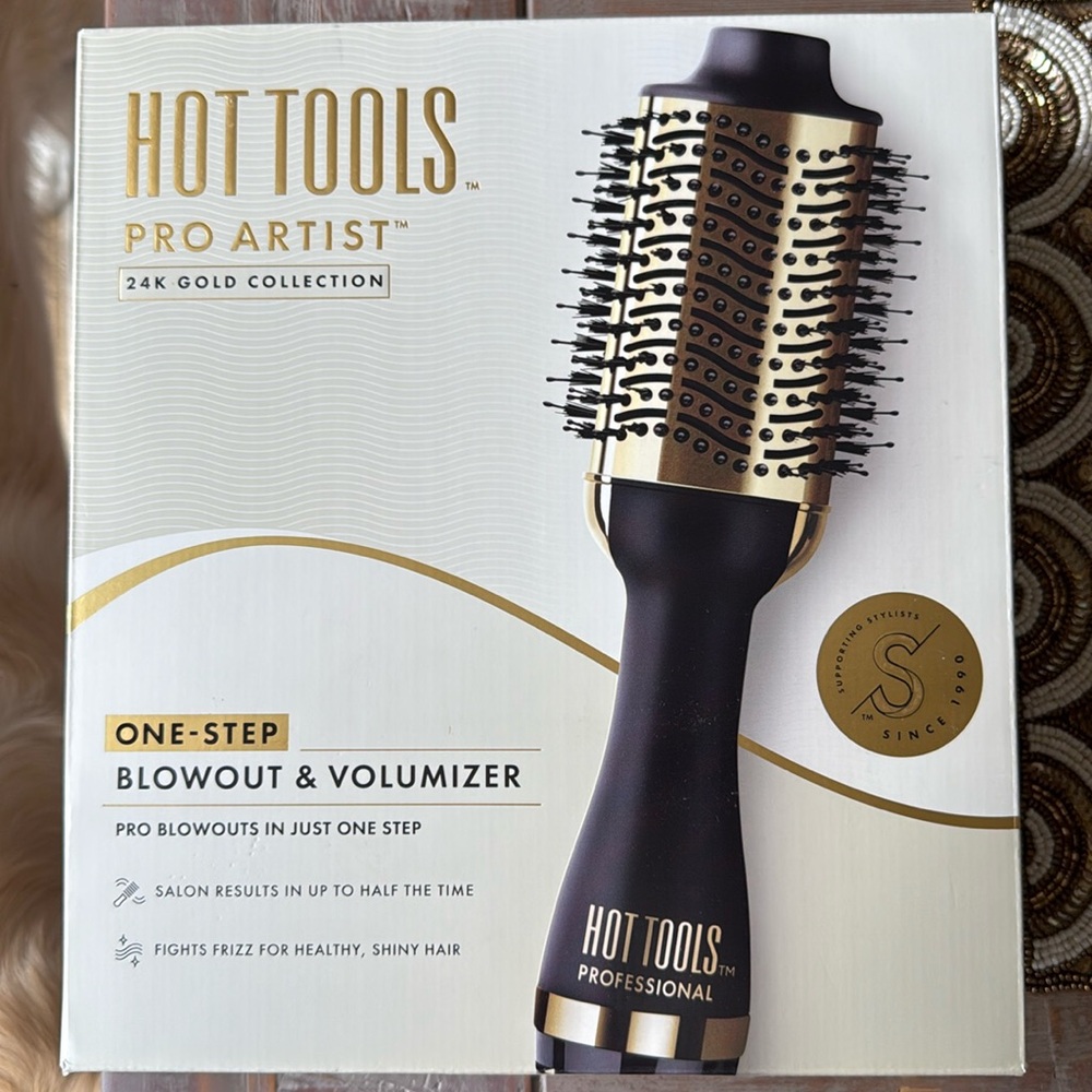 Hot Tools Pro Artist 24k gold collection one step blowout & volumizer
